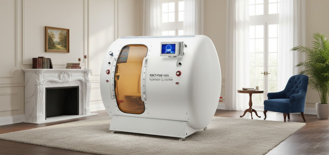 Hyperbare Sauerstoffkammer im Zimmer