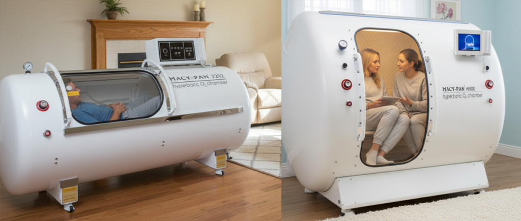 Cámara de oxígeno hiperbárico para una sola persona vs. cámara de oxígeno hiperbárico para varias personas
