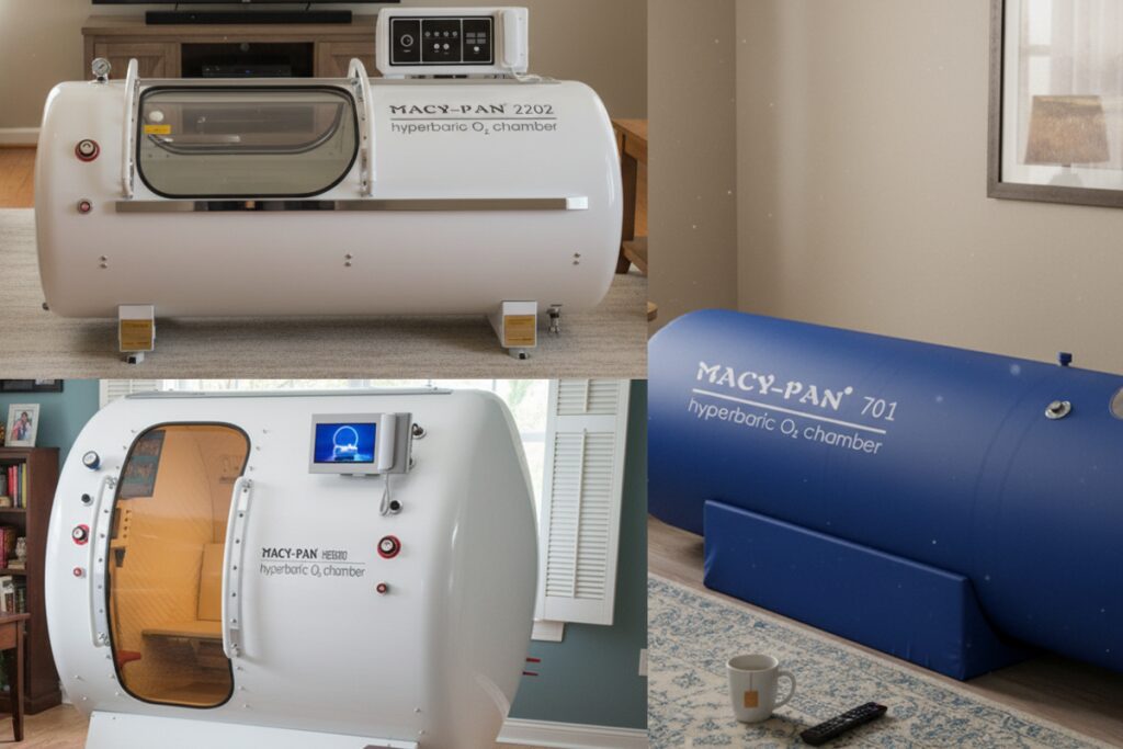 Different types of hyperbaric oxygen chambers