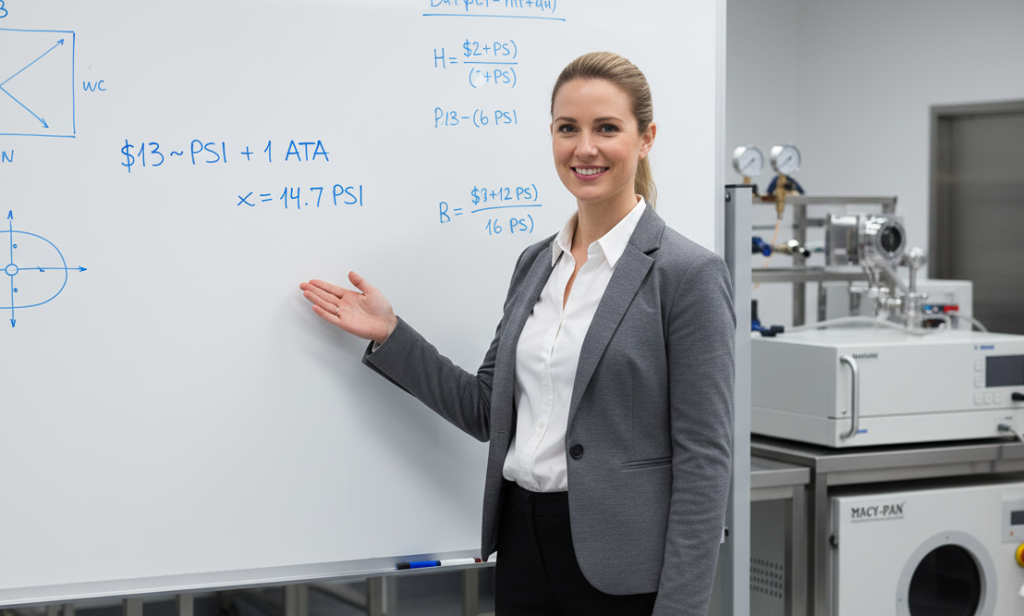 Experts explain pressure conversion formula