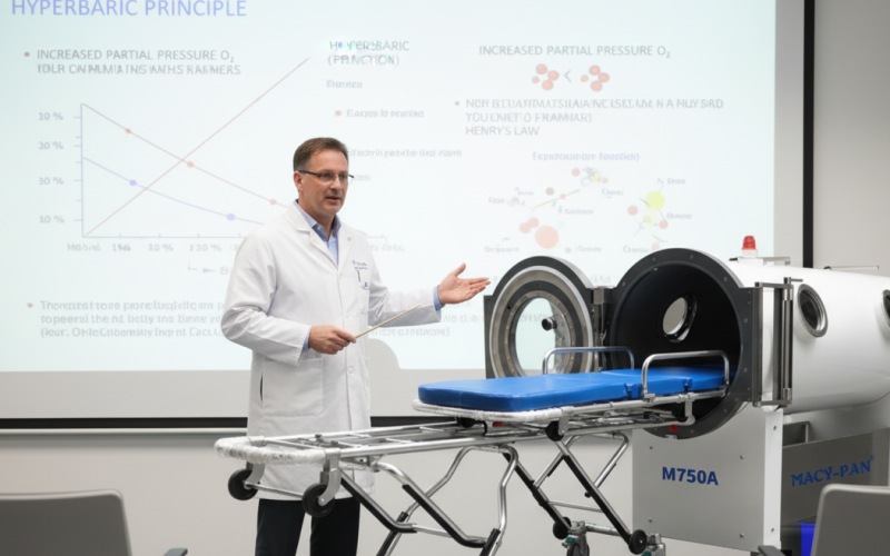 Expertos explican el principio de alta presión de la cámara de oxígeno hiperbárico