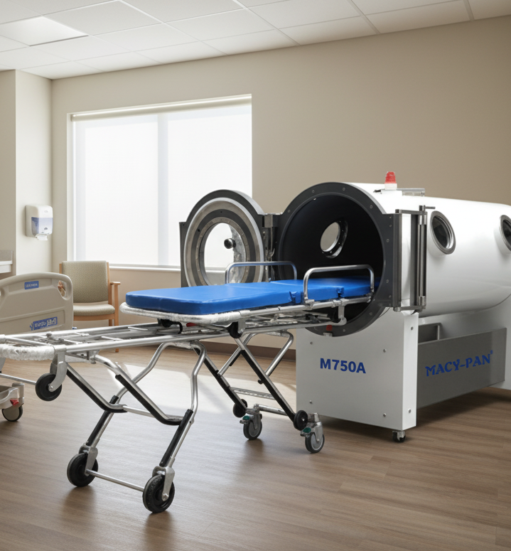 Hard shell hyperbaric oxygen chamber