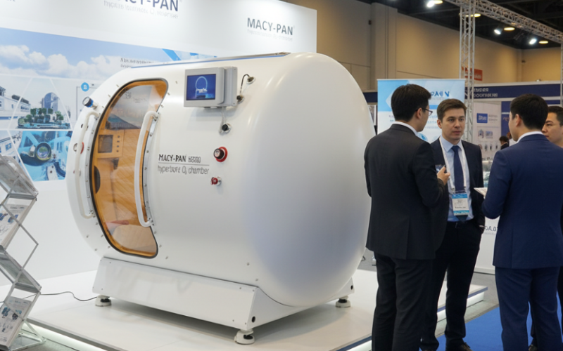 Three people analyzing the price of hyperbaric oxygen chambers