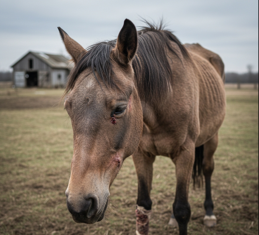 Horses with inflammatory infections