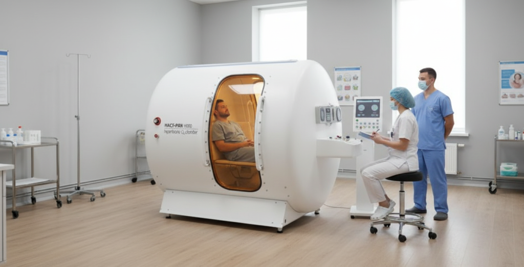 Patients receiving hyperbaric oxygen therapy