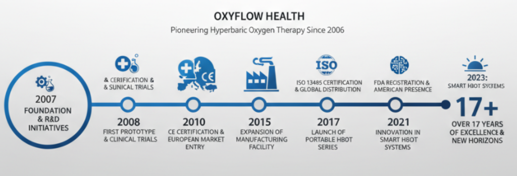 Company development history.