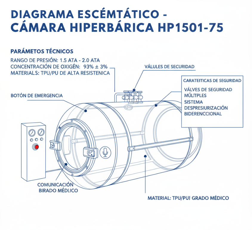 Especificaciones técnicas del HP1501-75