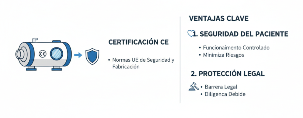 Seguridad de la terapia con oxígeno hiperbárico