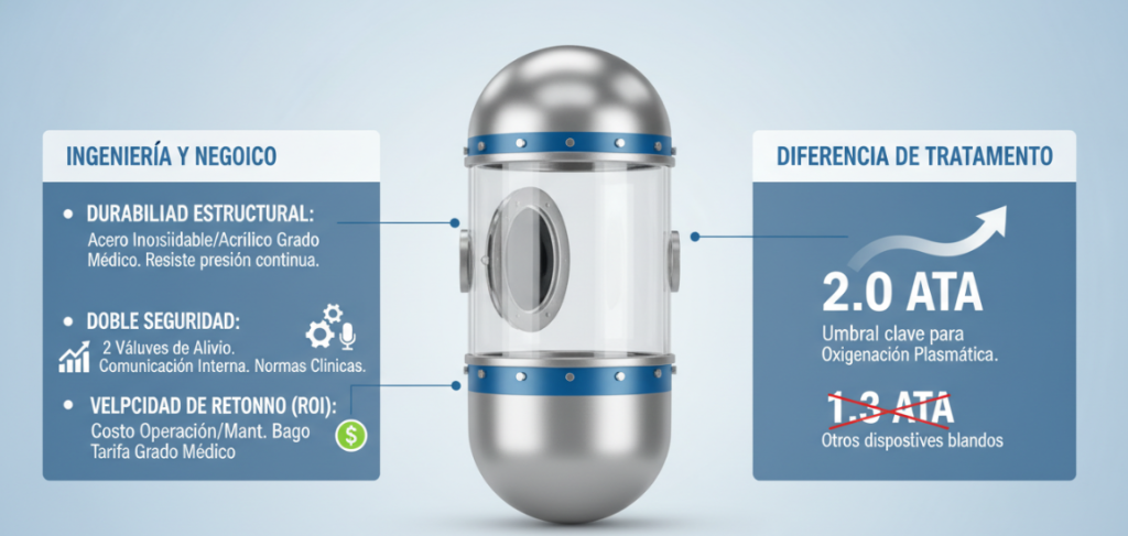 Characteristics of hyperbaric oxygen chambers