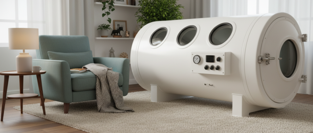 Fotografías de la cámara de oxígeno hiperbárico MC750