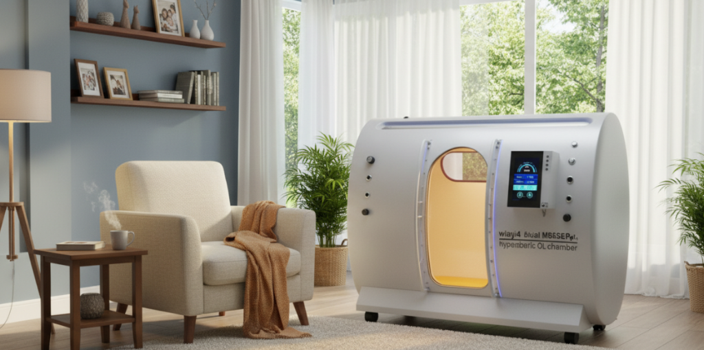 Fotografías de la cámara de oxígeno hiperbárico he5000