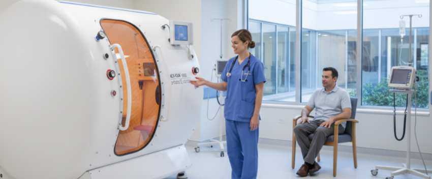 Hyperbaric chamber be used in hospital