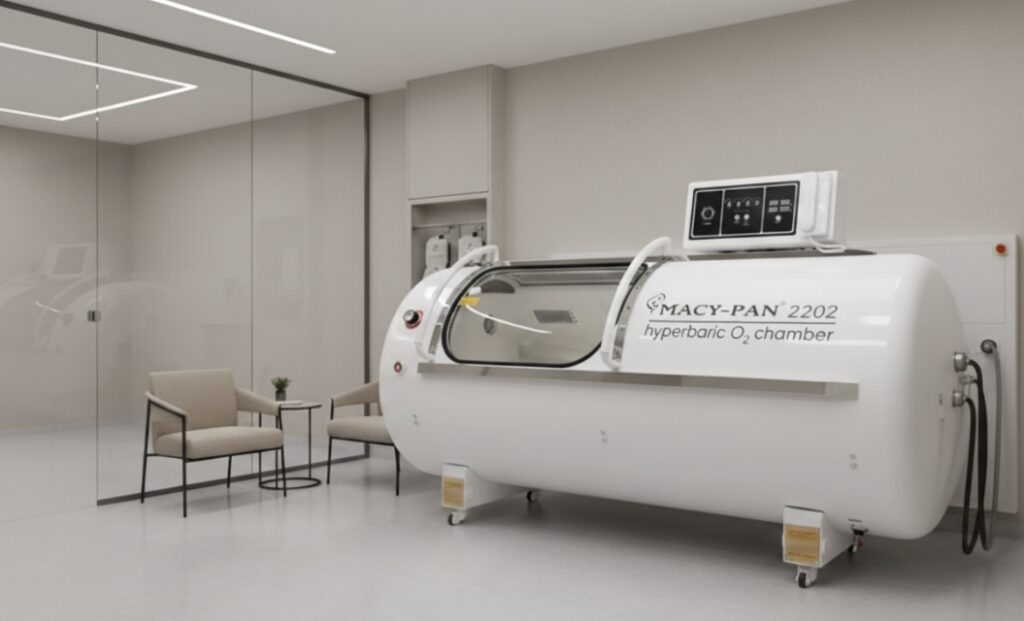 2.0ATA Hardshell Lying Type Hyperbaric Oxygen Chamber HP2202-90