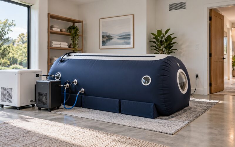 Hyperbaric chamber for home cost setup in a residential wellness room